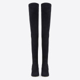 Arden Furtado Fashion Women's Shoes Winter  Sexy Elegant Ladies Boots Concise Classics Mature pure color Back zipper Over The Knee High Boots Big size 47 