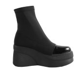 Arden Furtado Fashion Women's Shoes Winter pure color Slip-on sexy Waterproof new Slip-on Classics Women's Boots Short Boots