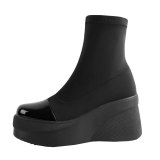 Arden Furtado Fashion Women's Shoes Winter pure color Slip-on sexy Waterproof new Slip-on Classics Women's Boots Short Boots