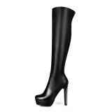Arden Furtado Fashion Women's Shoes Winter   Sexy Elegant Ladies Boots Concise Waterproof Mature Over The Knee High Boots