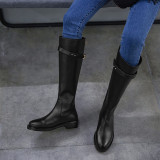Arden Furtado Fashion Women's Shoes Winter pure color Zipper Women's Boots Classics Knee High Boots Big size 43