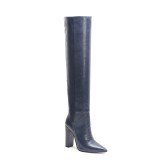 Arden Furtado 2019 winter autumn sexy high heels fashion woman's shoes over the knee boots chunky heels thigh high boots