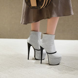 Arden Furtado Fashion Women's Shoes Winter  Short Boots Classics Waterproof Sexy Elegant Ladies Boots Concise Mature