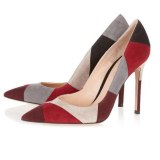 Arden Furtado Summer Fashion Trend Women's Shoes Pointed Toe  Mixed Colors Stilettos Heels Party Shoes  Slip on Sexy Elegant