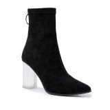 Arden Furtado Fashion Women's Shoes Winter Pointed Toe Chunky Heels Concise pure color Elegant Over The Knee High Boots