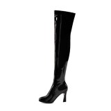 Arden Furtado Winter   Fashion Trend Women's Shoes Sexy Elegant Ladies Boots Leather Concise pure color Over The Knee High Boots