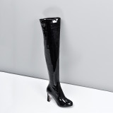 Arden Furtado Winter   Fashion Trend Women's Shoes Sexy Elegant Ladies Boots Leather Concise pure color Over The Knee High Boots