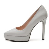 Arden Furtado Summer Fashion Trend Women's Shoes Pointed Toe Stilettos Heels Silver Waterproof Slip-on Sexy Elegant pure color