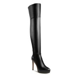 Arden Furtado Fashion Women's Shoes Winter Sexy Elegant Ladies Boots pure color Over The Knee High Boots Concise Classics