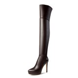 Arden Furtado Fashion Women's Shoes Winter Sexy Elegant Ladies Boots pure color Over The Knee High Boots Concise Classics