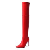 Arden Furtado Fashion Women's Shoes Winter Pointed Toe Stilettos Heels  Classics Elegant Ladies Boots Over The Knee High Boots