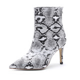 Arden Furtado Fashion Women's Shoes Winter Pointed Toe Stilettos Heels Zipper Concise Short Boots  Sexy Elegant Ladies Boots