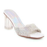 Arden Furtado Summer Fashion Trend Women's Shoes Sexy Elegant pure color Classics Concise Slippers Crystal Rhinestone new