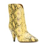 Arden Furtado Fashion Women's Shoes Winter Pointed Toe Elegant Ladies Boots pure color Slip-on Strange Style Heels Half Boots