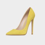 Arden Furtado Summer Fashion Trend Women's Shoes  Pointed Toe Stilettos Heels Slip-on Pumps Concise Office Lady Shallow Mature