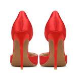 Arden Furtado Summer Fashion Trend Women's Shoes Pointed Toe Stilettos Heels pure color  Sexy Elegant Slip-on Pumps Party Shoes