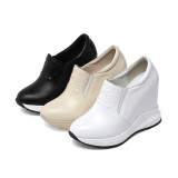 Arden Furtado Spring And autumn Fashion Women's Shoes Pointed Toe Shallow white Classics pure color Slip-on Casual Shoes Leisure
