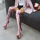 Arden Furtado Fashion Women's Shoes Winter pure color Mature Classics Over The Knee High Boots New Over The Knee High Boots