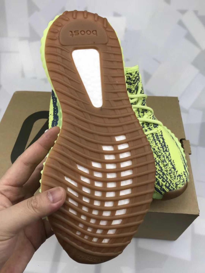 Falection 17fw YEEZY 350 v'2 Semi Frozen Yellow Foam Boost Sneakers