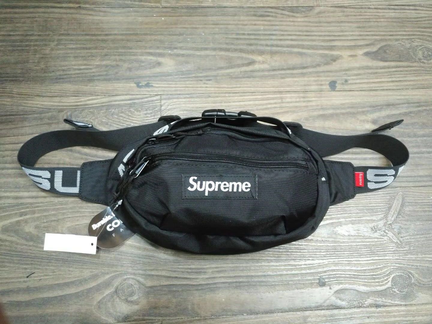 supreme 18ss waist bag fanny pack black