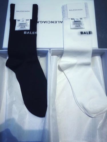 Falection 18ss Balenciaga Paris Knitted Long stock socks
