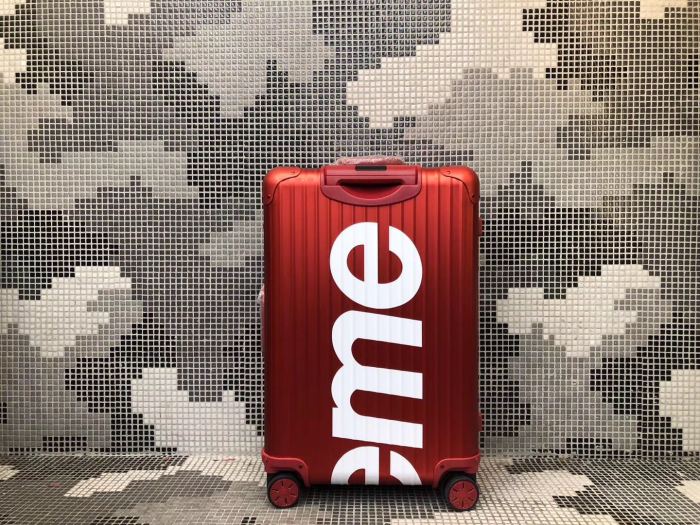 Falection 18ss SUPREME X RIMOWA TOPAS MULTIWHEELS LUGGAGE SUITCASE
