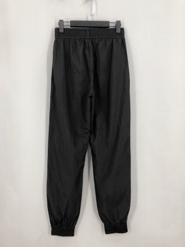 PALM ANGELS 18FW LOGO PRINT SWEATPANTS WITH FADED COLOR STRIPE