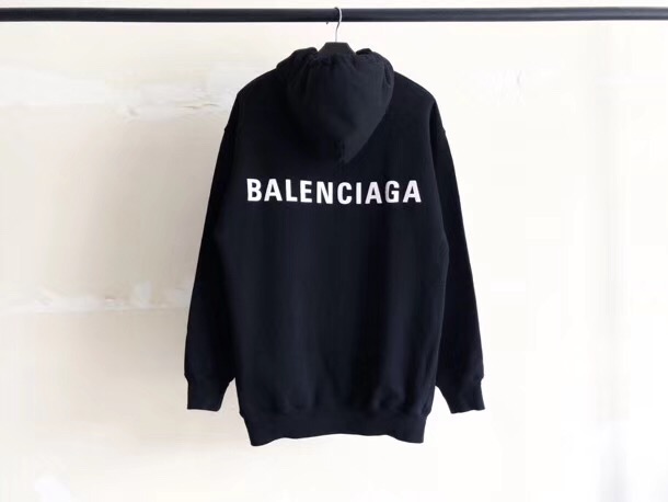 balenciaga hoodie logo on back