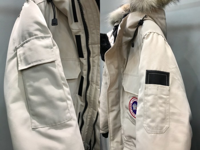 CANADA GOOSE 19SS BEIGE WHITE DOWN PARKA