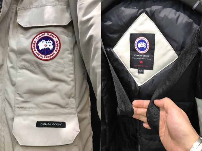 CANADA GOOSE 19SS BEIGE WHITE DOWN PARKA