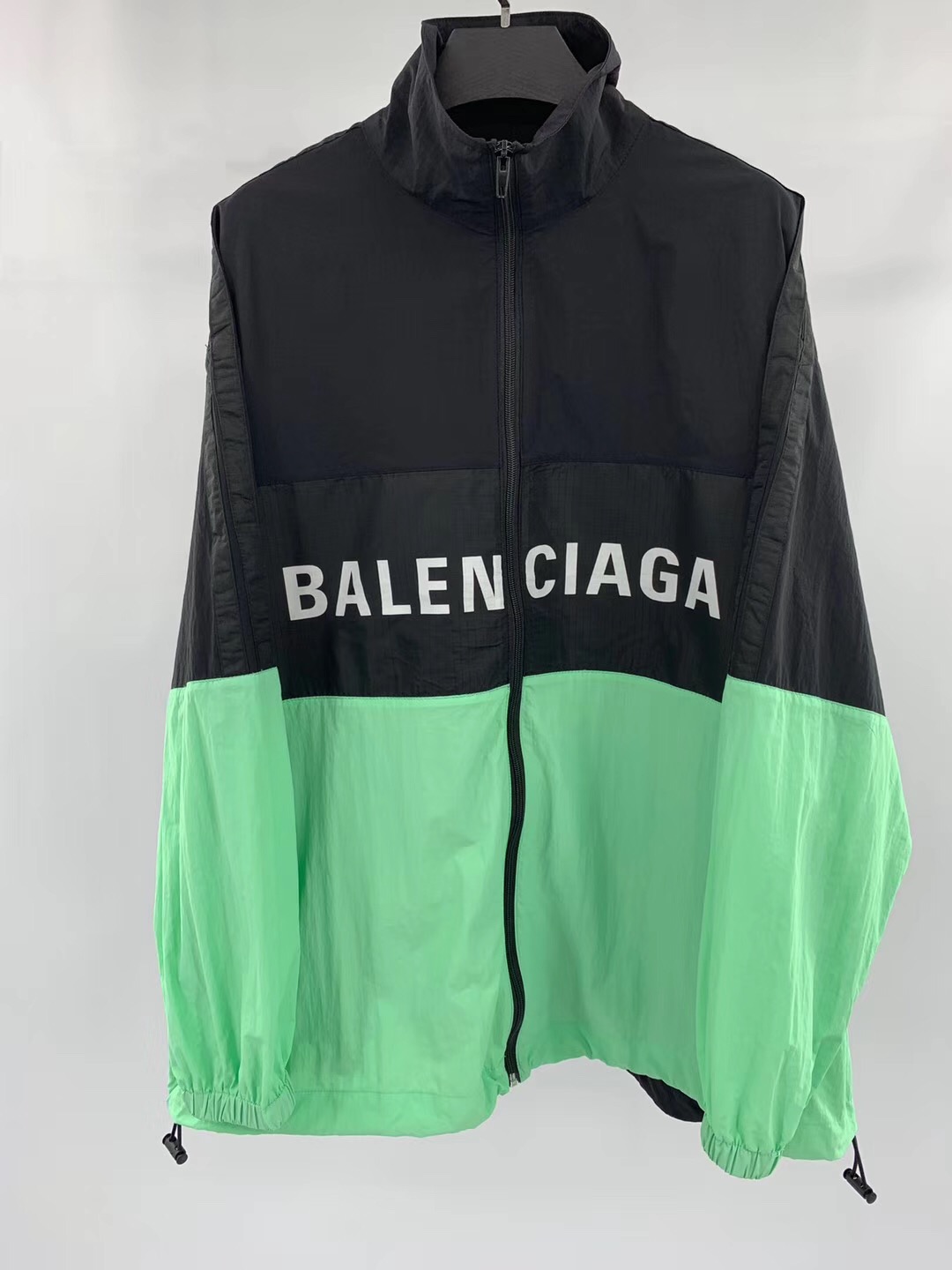 green balenciaga jacket