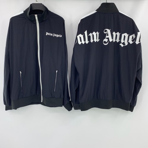 PALM ANGELS 19SS JERSEY TRACK JACKET WITH STRIPE