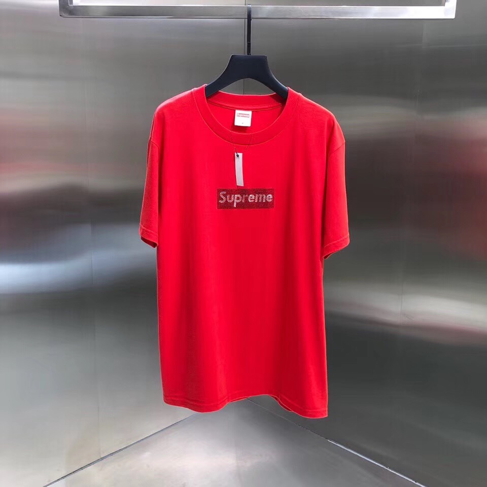 supreme x swarovski t shirt