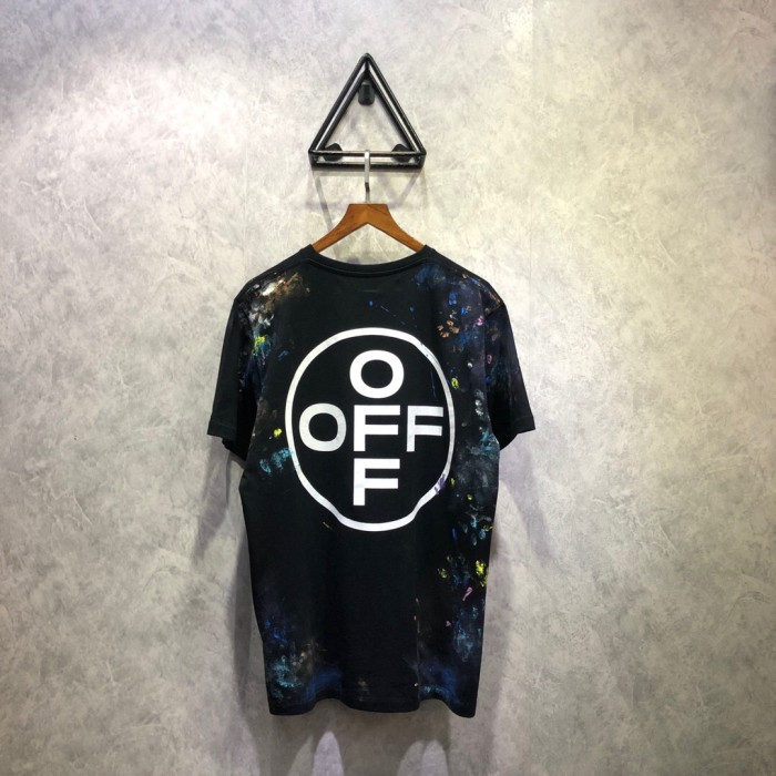 OFF WHITE 19SS NEW YORK EXCLUSIVE COLLECTION PAINTED T-SHIRT