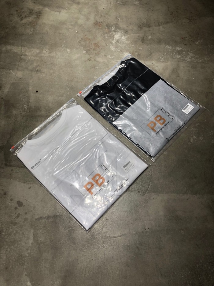 OFF WHITE 19SS UNFINISHED ARROW DIAG PRINT GRAPHIC T-SHIRT