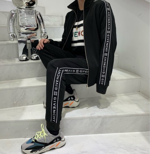 GIVENCHY19FW LOGO STRAP TRACK SUIT