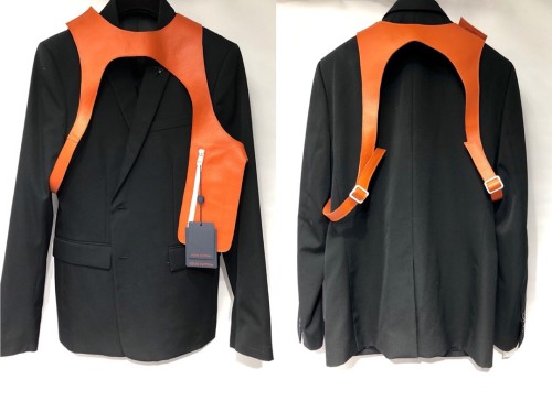 LV Designer Monogram Faux Leather SFSS275 for Garments Jackets, Skirts,  Vests, Blazers, DIY Make in 2023