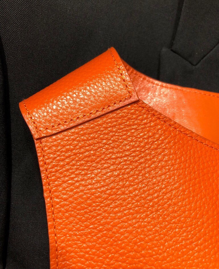 Leather Cut AWay Vest LV - LuxShop4u