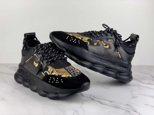 VERSACE19FW ROYAL PATTERN CHAIN REACTION SNEAKERS 2CHAINZ