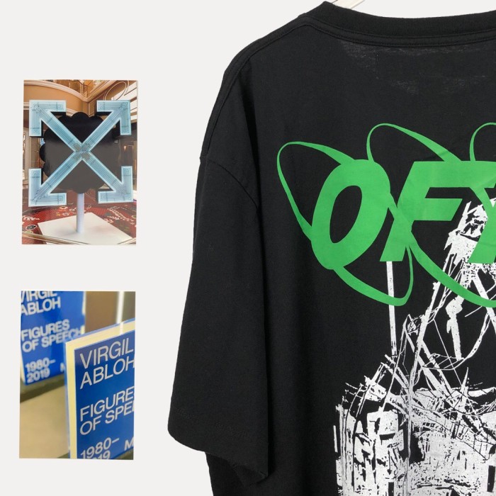 OFF WHITE 19FW RUINED FACTORY PRINTED S/S T-SHIRT