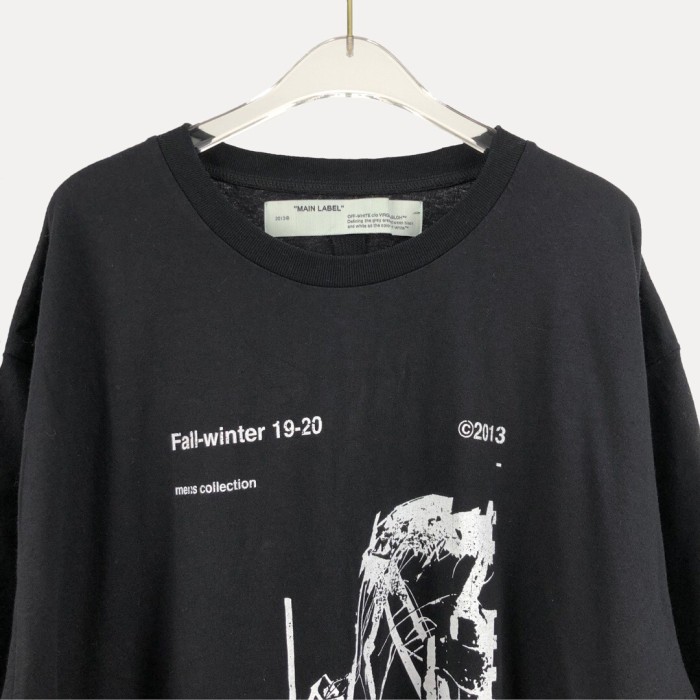 OFF WHITE 19FW RUINED FACTORY PRINTED S/S T-SHIRT