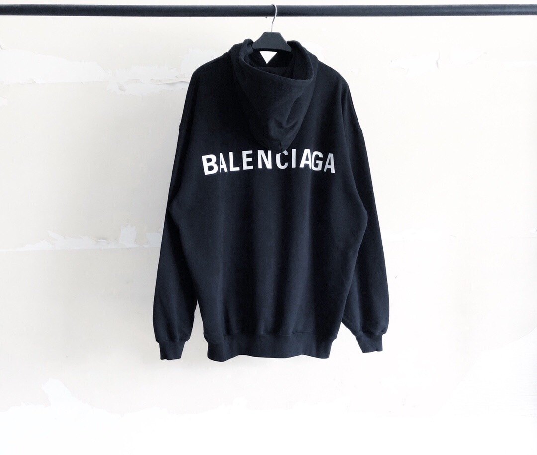 balenciaga hoodie back logo