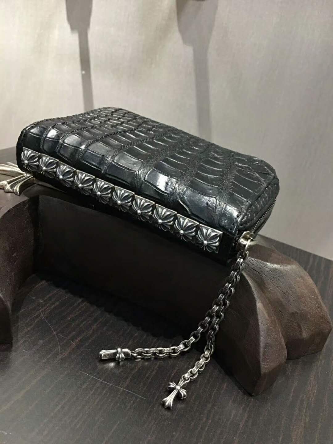 クロムハーツ 財布 Chrome Hearts クロコダイル コインケース