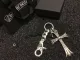 クロムハーツ 2017新作 Chrome Hearts ファンシー キーチェーン CHクロス with ダガー
