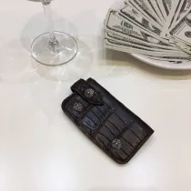 クロムハーツ キーケース Chrome Hearts クロス クロコダイル キーリング スナップストラップ