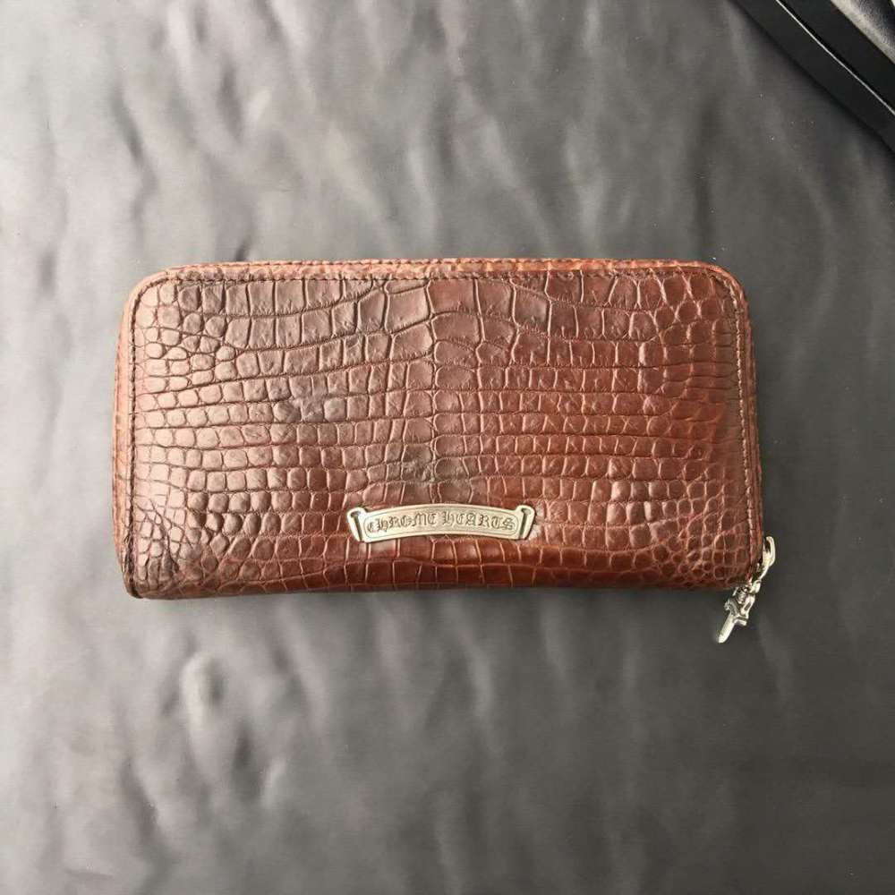 クロムハーツ ウォレット Chrome Hearts ダガー ラウンドファスナー長 