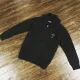 クロムハーツ パーカー Chrome Hearts ダガー ジップセーター CHクロス レザー