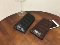 クロムハーツ Chrome Hearts 財布 クロコダイルレザー スマホケース 手帳型