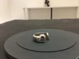 クロムハーツ リング Chrome Hearts CHスクロール ラベル リング スモール