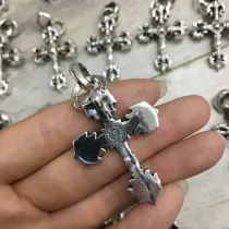 クロムハーツ ペンダント Chrome Hearts クロス ペンダント シルバー925